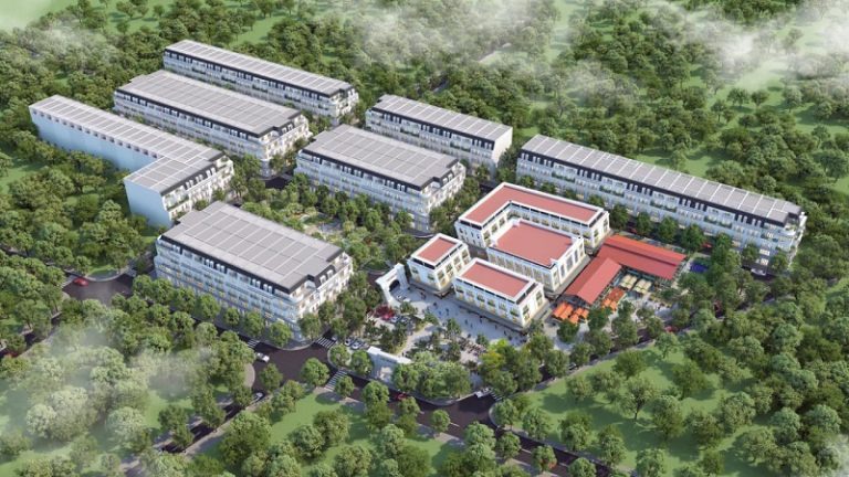 Chợ kết hợp trung tâm thương mại và khu nhà ở liền kề Hồng Hải